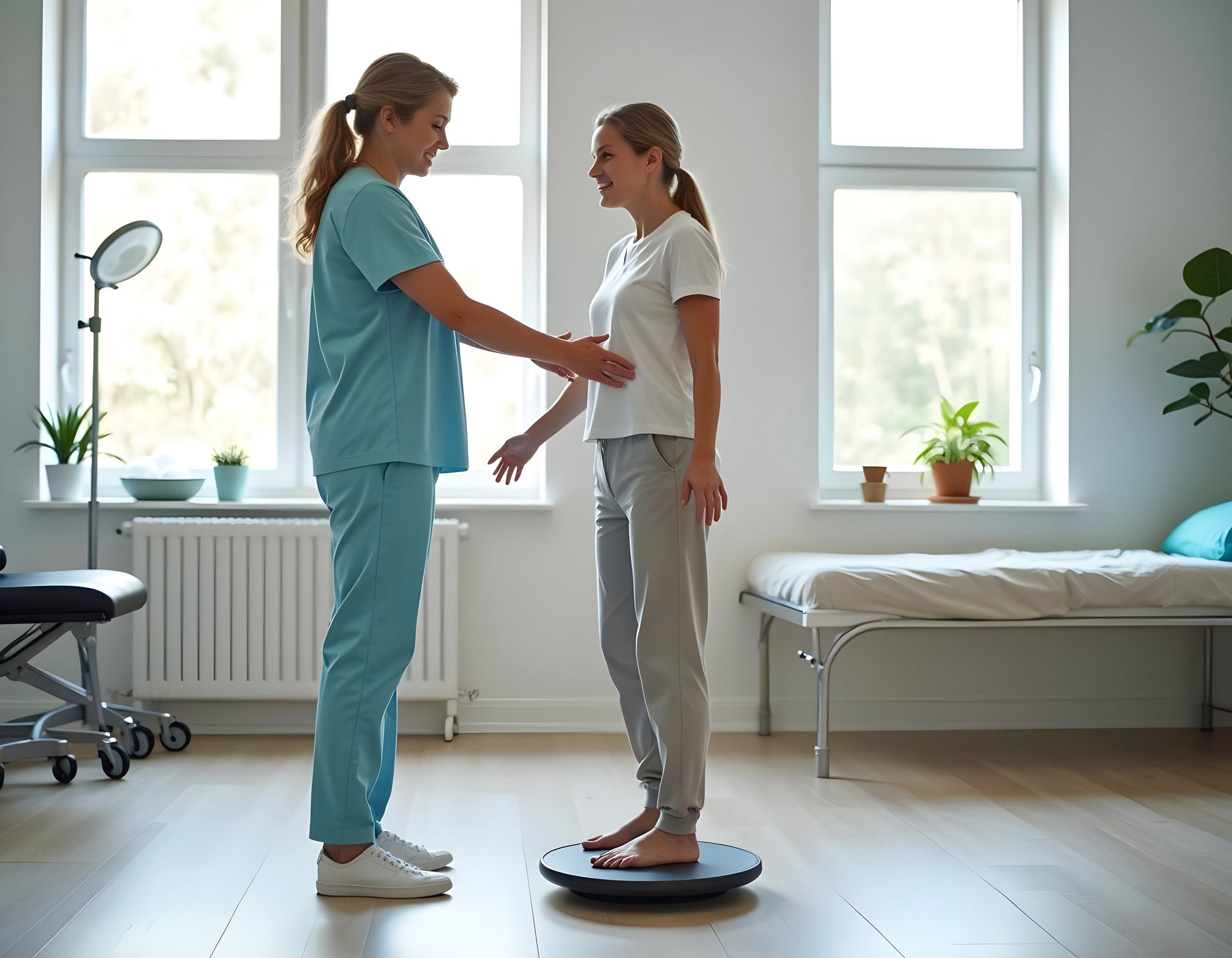 balance-training-physical-therapy-patient-therapist-rehabilitation-session